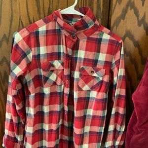 Flannel/Plaid Red button up